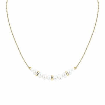 Morellato Čudovita pozlačena ogrlica s sladkovodnimi biseri Perla SXU43