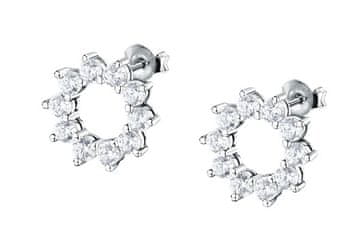 Morellato Srebrni uhani Sončki s kubičnimi cirkoni Tesori SAIW263