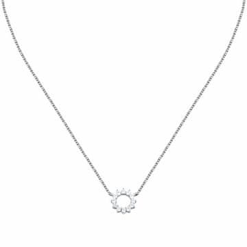 Morellato Očarljiva srebrna ogrlica s kubičnim cirkonijem Tesori SAIW262