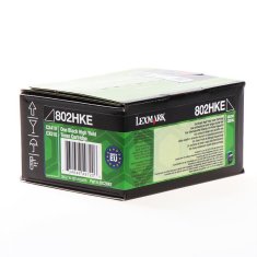 Lexmark 80C2HKE HC črn, originalen toner
