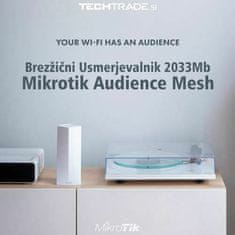 Mikrotik Audience Tri-Band 2xGbE LAN Mesh brezžična dostopna točka (RBD25G-5HPACQD2HPND)