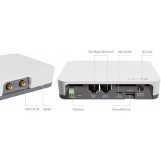 Mikrotik Knot IoT Gateway WI-FI 4, 2x 10/100 LAN, 300Mbps, SIM, USB, PoE Router RB924I-2ND-BT5&BG77