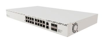 Mikrotik CRS320-8P-8B-4S+R PoE Switch 17xGigabit LAN, PoE port 16, PoE razred PoE++, SFP port 4, Rack, Kovinsko ohišje, Moč 600W