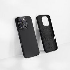 EPICO Mag+ Silikonski ovitek za iPhone 16 Pro - črn
