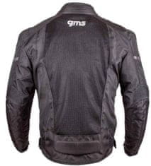 GMS moto Poletna motoristična jakna z brezrokavnikom Samu Mesh, črna