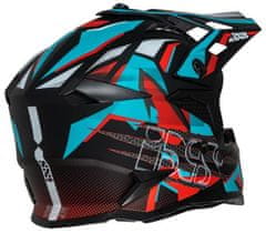 iXS Motocross čelada iXS363 2.0, modra/rdeča