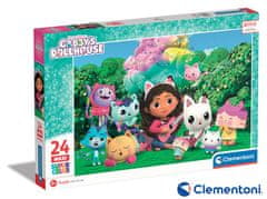 Clementoni - Gabyjeva čarobna hiša Puzzle: 24 kosov - GABIJA - Vrtna hiša: GABIJA - Vrtna hiša MAXI 24 kosov