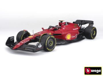 BBurago 1:18 Formula F1 Ferrari Scuderia F1-75 (2022) št. 55 Carlos Sainz - z voznikom