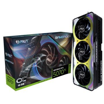 PALiT GameRock GeForce RTX 5070Ti OC 16GB GDDR7 (NE7507TH19T2-GB2030G) gaming grafična kartica