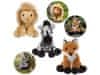 Charlie Bears Charlie Bears Komplet treh plišastih igrač iz serije Cuddle Cubs: lev, zebra, lisica – idealne plišaste igrače za dojenčken 13cm