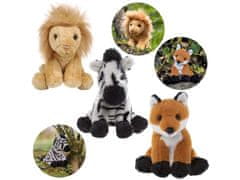 Charlie Bears Charlie Bears Komplet treh plišastih igrač iz serije Cuddle Cubs: lev, zebra, lisica – idealne plišaste igrače za dojenčken 13cm
