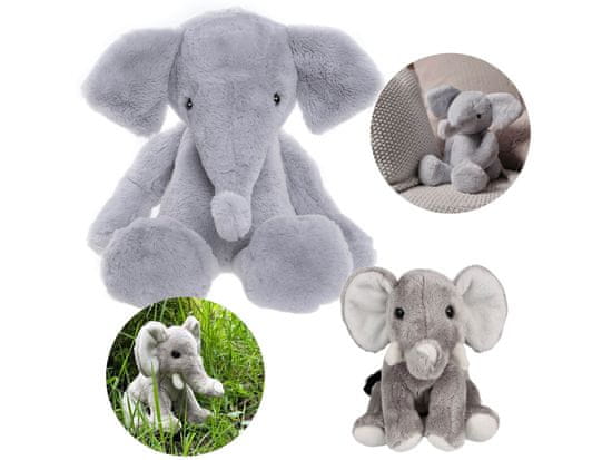 Charlie Bears Charlie Bears, Komplet dveh plišastih igrač iz serij Bear&Me in Cuddle Cubs, SLON – idealno za dojenčke in otroke