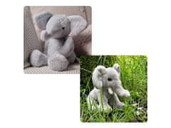 Charlie Bears Charlie Bears, Komplet dveh plišastih igrač iz serij Bear&Me in Cuddle Cubs, SLON – idealno za dojenčke in otroke