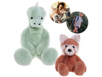 Charlie Bears Charlie Bears, Komplet dveh plišastih igrač iz serije Bear&Me: panda Ronnie in stegizaver Stevie – idealno za otroke