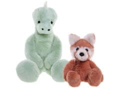Charlie Bears Charlie Bears, Komplet dveh plišastih igrač iz serije Bear&Me: panda Ronnie in stegizaver Stevie – idealno za otroke