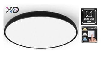 master LED LED stropna svetilka 72W 5760lm CCT IP20 120° Ø50cm črna