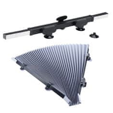 Cool Mango Zložljiv avtomobilski senčnik, 155 x 65 cm – Carshield