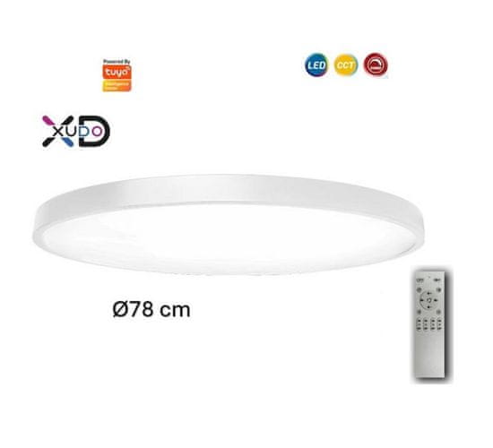 master LED LED stropna svetilka 142W 3CCT 78cm IP20 z daljincem+Tuya bela
