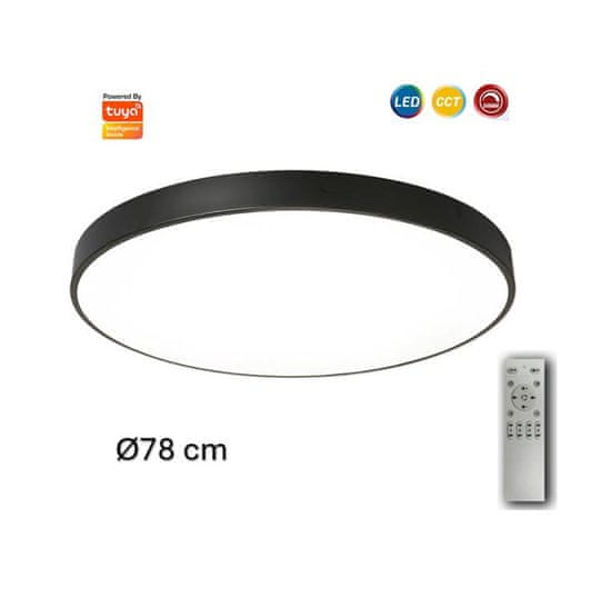 master LED LED stropna svetilka 142W 3CCT 78cm IP20 z daljincem+Tuya črna