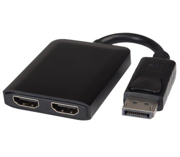 PremiumCord MST DisplayPort 1.2 - 2x HDMI adapter, podaljšek+zrcalo+2 slike, 4K*2K@60Hz