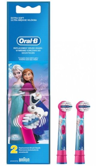 Oral-B Kids Frozen - nadomestna zobna ščetka - 2 kosa