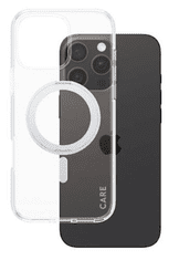 PanzerGlass Care Kickstand ovitek za iPhone 16 Pro Max, srebrn (1328)