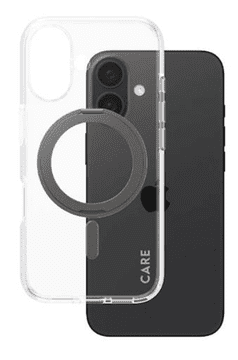 PanzerGlass Care Kickstand ovitek za iPhone 16, črn (1321)
