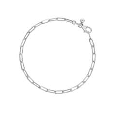 Hot Diamonds Nežna srebrna zapestnica z diamantom Linked DL703