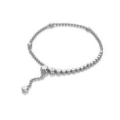 Hot Diamonds Srebrna zapestnica z diamantom Linked DL709