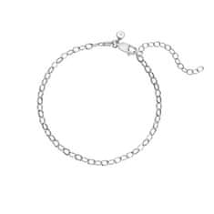 Hot Diamonds Nežna srebrna zapestnica z diamantom Linked DL701