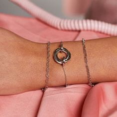 Hot Diamonds Elegantna srebrna zapestnica Linked DL702
