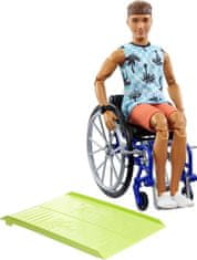 Mattel Barbie Ken lutka s invalidskim vozičkom in rampo (HJT59)