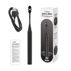 Vitammy Pura Slim Ultralight Black Sonic zobna ščetka novej generacije, črna