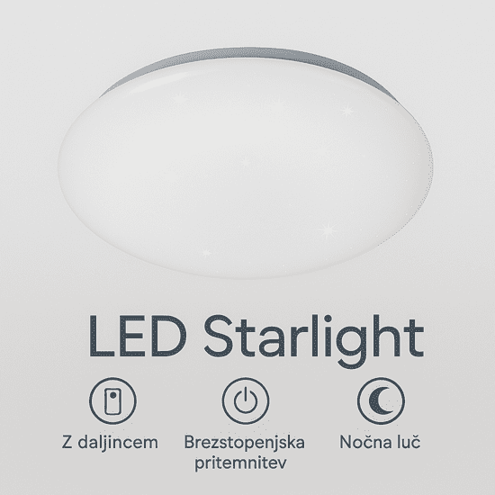 Esto Stropna luč LED STARLIGHT