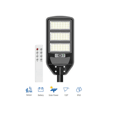 Optonica  LED solarna cestna svetilka 6000k 1800lm IP65 s senzorjem in daljincem 