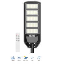 Optonica LED solarna cestna svetilka 6000k 2700lm IP65 s senzorjem in daljincem 
