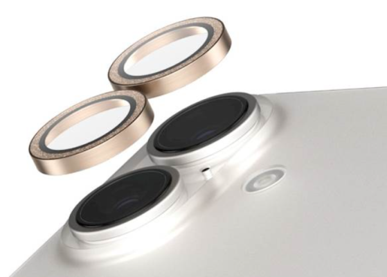  Panzerglass Safe Kam zaščitno steklo za kamero, za iPhone 16/16 Plus, zlato bleščeče