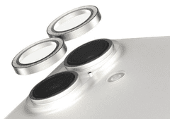 PanzerGlass Safe Kam zaščitno steklo za kamero, za iPhone 16/16 Plus, srebrno bleščeče (SAFE95892)