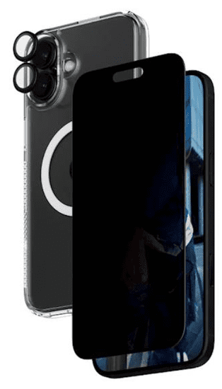 PanzerGlass 3v1 Privacy Bundle za iPhone 16 Plus
