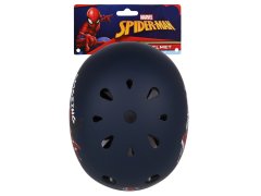 MARVEL COMICS MARVEL Spider-Man Temno modra otroška kolesarska čelada, športna, lahka, nastavljiva 52-56 cm