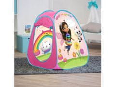 DreamWorks Gabbyin Mačji Domek – SAMOPOSTAVLJIV ŠOTOR za otroke, za vrt in hišo, PLAŽNI, s torbo z ročajem, 75x75x90 cm