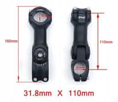 Korbi Regulirani nosilec krmila AHEAD 31,8 mm