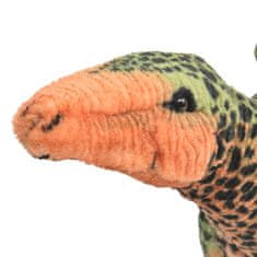 Vidaxl Stoječi plišasti dinozaver stegozaver zelen in oranžen XXL