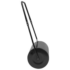 Vidaxl Valjar za travo črn 63 cm 50 L