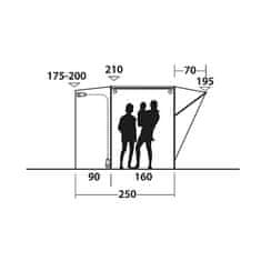 Outwell Tenda Waystone 160