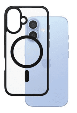 PanzerGlass Hardcase Magsafe ovitek za iPhone 16, črn (1301)