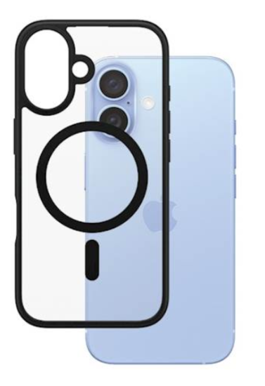 PanzerGlass Hardcase Magsafe ovitek za iPhone 16, črn (1301)