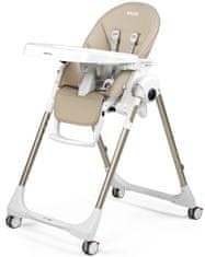 Peg-Perego Prima Pappa Follow me stol za hranjenje, bež/bel