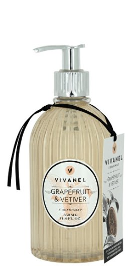 Vivian Gray Tekoče milo za roke grenivke in vetiverja (Cream Soap) 350 ml