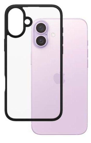 PanzerGlass Hardcase ovitek za iPhone 16 Plus, črn (1297)
